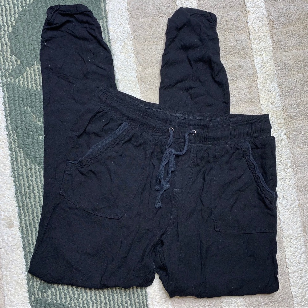 Black joggers